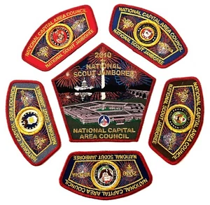 Boy Scouts 2010 NSJ Consejo del Área de la Capital Nacional JCSs Juego Completo Sin Monedas - Imagen 1 de 1