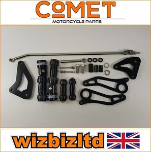 Controles delanteros Comet negros Honda VT 600 Shadow Spirit 1997-2007 FSHO02BK - Imagen 1 de 24