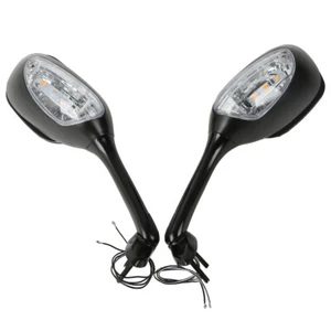 Rearview Mirrors w/ LED Turn Signal Fit For Suzuki GSXR600/GSXR750 2006-2024 - Picture 1 of 9