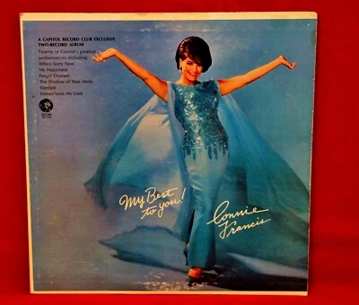 Connie Francis - My Best to You! 1968 MGM  Double LP - Image 1 of 4