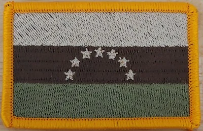 Venezuela 7 Stars Flag Patch With Hook Adhesive Fastener Multicam Tactical #7 - Image 1 of 2