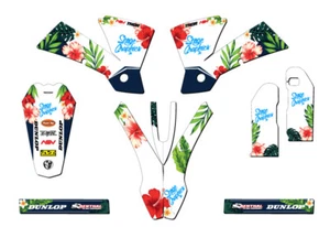 Kit de gráficos Exc Tropic 2003 blanco Senge compatible con KTM - Imagen 1 de 10
