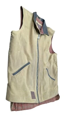 Outback Trading Co Men’s Sawbuck Oilskin Lined Waterproof Vest Size XL - Image 1 of 4