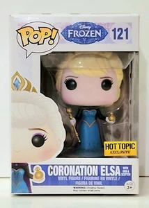 Funko Pop! Disney FROZEN - CORONATION ELSA #121 HOT TOPIC Exclusive MIB - Picture 1 of 6