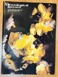 The Mineralogical Record Magazine November-December 1991 - Picture 1 of 2