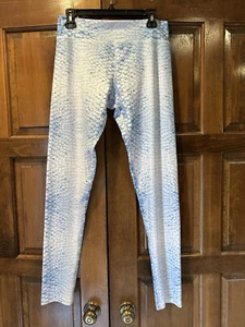 NWT Reel Skipper CLASSIC WATER LEGGINGS - BLUE SCALE Size Large - Picture 1 of 6