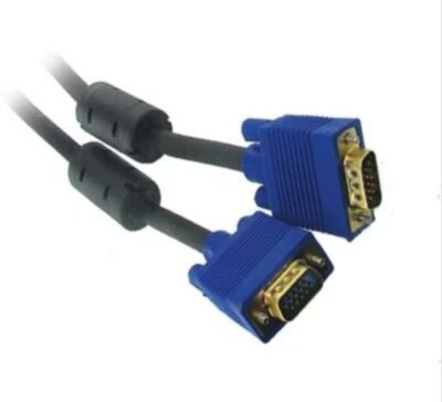 Cable VGA OR avec ferrites M/M - 3 coax - AWG30 - 1.8m - Photo 1/2