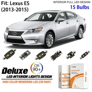 LED Interior Light Kit for Lexus ES350 ES300h 2013-2015 White Dome Light Bulbs - Bild 1 von 8