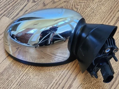 Espejo retrovisor eléctrico cromado Mini Cooper 2008-2013 pasajero lado derecho Foto 1 de 4