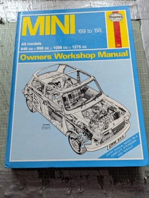 Mini (inc. Van, Clubman, & Cooper) 1969-1988 Haynes Workshop Manual - Image 1 of 4