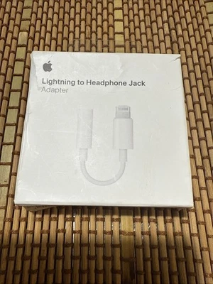 Apple Lightning to Headphone Jack Adapter NEW In Box - Image 1 of 3
