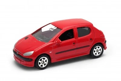 Peugeot 206 - 3 inches 7,5 cm 1/64 Welly Jouet Voiture Miniature SUP37 - Photo 1/2