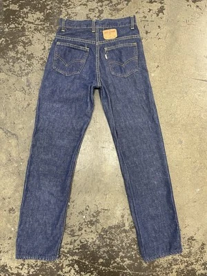 Jeans LEVI’S 605 Big E 25 X 28 de Colección Años 60 Chicos Husky Denim Oscuro Sin Ribete Foto 1 de 4