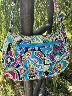 Bolso de Hombro Vera Bradley Edición Limitada Seda Paisley Daphne Nuevo con Etiquetas Foto 1 de 4