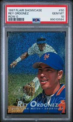 1997 FLAIR SC ROW 0 #50 REY ORDONEZ PSA 10 - Image 1 of 2