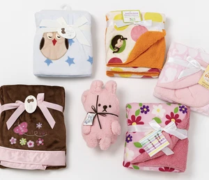 Baby Newborn Soft Fleece Blanket Pram Moses Basket Girl Boy Unisex 0+ Month SALE - Picture 1 of 14