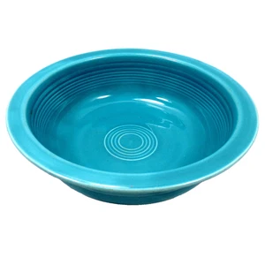 Tazón para servir Fiesta grande turquesa 8,5" Homer Laughlin Fiestaware - Imagen 1 de 6