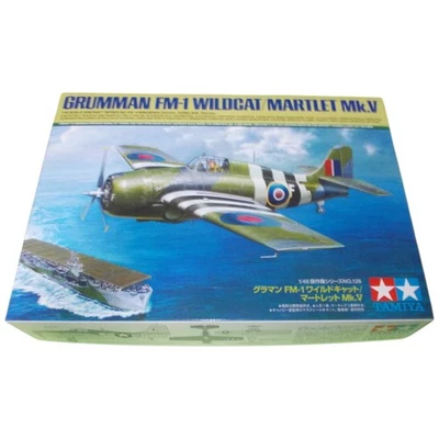Tamiya 1/48 Grumman Fm-1 Wildcat/Martlet Mk.V WWII Fighter Model Kit - Image 1 of 4