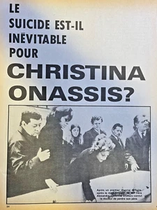 1976 Heiress Christina Onasis - French Language - illustrated - Picture 1 of 3