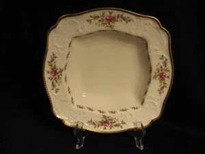 ROSENTHAL GERMANY SANSSOUCI CLASSIC ROSE IVORY (GOLD TRIM) 9" SQ. VEGETABLE BOWL - Picture 1 of 1