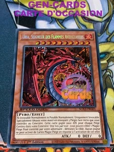 CARTE Yu Gi Oh URIA, SEIGNEUR DES FLAMMES AVEUGLANTES SGX3-FRG01 SECRET - Picture 1 of 1