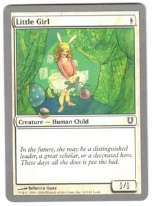 Magic_the_gathering Unhinged Little Girl #16 2004,MTG,LP Common - Picture 1 of 2