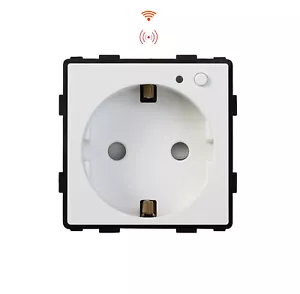 Radio inteligente WiFi Schuko Enchufe Módulo Blanco 71WRF-11 Luxury-Time TUYA App - Imagen 1 de 11