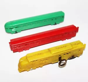 De colección NOSCO Juguete Plástico Duro Tren Deisel Locomotora Coche de Pasajeros Los Ángeles - Imagen 1 de 8