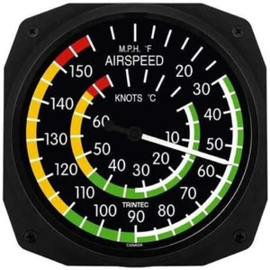 New Trintec 10" Classic Airspeed Instrument Style Thermometer 3061-10-C - Picture 1 of 4