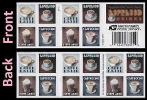 US 5569-5572 5572b Espresso Drinks F booklet 20 MNH 2021 - Picture 1 of 1
