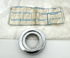 Bisel de manivela de ventana genuino OEM FIAT 128 131 4275957 cromado vintage clásico nuevo de stock - Imagen 1 de 5