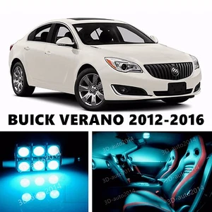 14pcs LED ICE Blue Light Interior Package Kit for BUICK VERANO - Foto 1 di 11