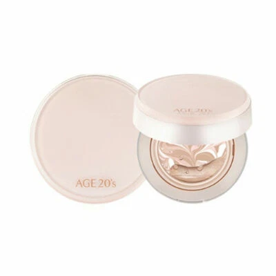 AGE 20'S Glow Glass Essence Cover Pact SPF50+ PA++++ (Cushion + Refill)