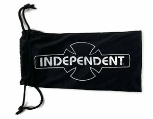 Independent Trucks Skateboard Logo Sunglass Soft Drawstring Bag Pouch - Black - Picture 1 of 2