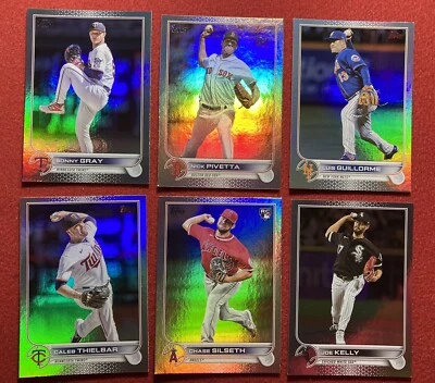 2022 Topps Update Rainbow Foil (6) Card Lot - Image 1 of 2