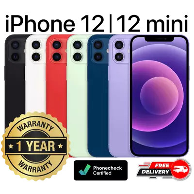 Apple iPhone 12 | 12 mini 64GB | 128GB | 256GB - Unlocked AT&T T-Mobile Verizon - Image 1 of 4
