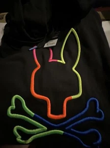 SP22-B6H214S1FT HERREN LEO BUNNY HOODIE XXXL 001 SCHWARZ Langarm - Bild 1 von 12