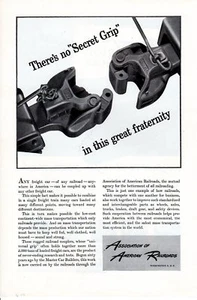Anuncio impreso vintage Tren 1948 Asociación de Ferrocarriles Americanos Gran Fraternidad - Imagen 1 de 2