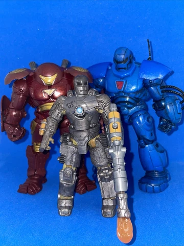 Marvel Universe Iron Man 2 Comic Series Lot Hulkbuster , Mark l , Iron Monger Cover