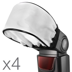 4x Universal Flash Diffuser Softbox for Speedlite Canon Nikon Sony Yongnuo