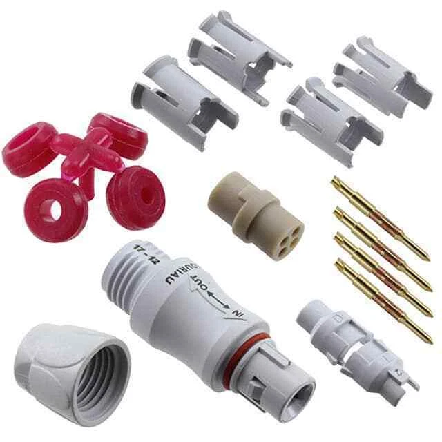 CONN PLUG MALE 4POS SOLDER CUP - Image 1 of 1