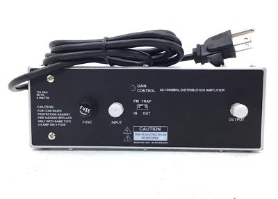 Amplificador de distribución de señal coaxial 40-1000 MHz Foto 1 de 4