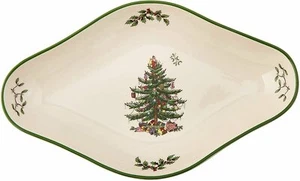 Spode 1669413 Diamond Shaped Dish, Green - Picture 1 of 4