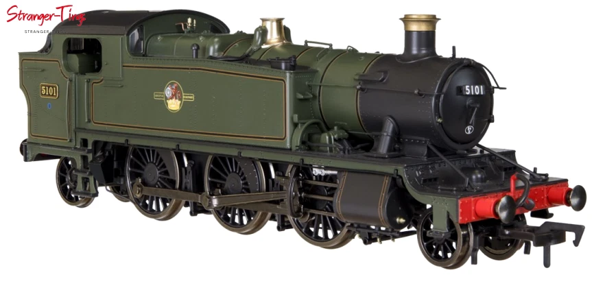Dapol Large Prairie 2-6-2 8101 BR Late Green (DCC-Fitted) OO Gauge - Image 1 of 1