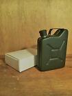 5Oz Steel Jerry Can Style Hip Flask - Army Green, Black, Silver Or Blue