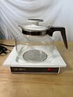 Mr Coffee 10 Cup Decanter and Electric Warmer Plate WD-10 Server Set Vtg