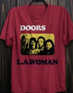 LA Woman The Doors T shirt Jim Morrison, Ray Manzarek, Robby Krieger Size S-5XL
