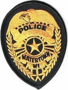 Watertown Police Wisconsin breast patch NEW #1 - Picture 1 of 1