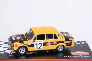 Seat 124D S 1800 #12 Rallye Monte Carlo 1977 gelb Altaya 1:43 NEW/OVP - Bild 1 von 4
