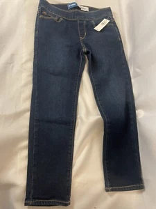 NWT Girls Old Navy Built-in Tough Pull-On Skinny Jeans Size S 6/7 - Picture 1 of 4
